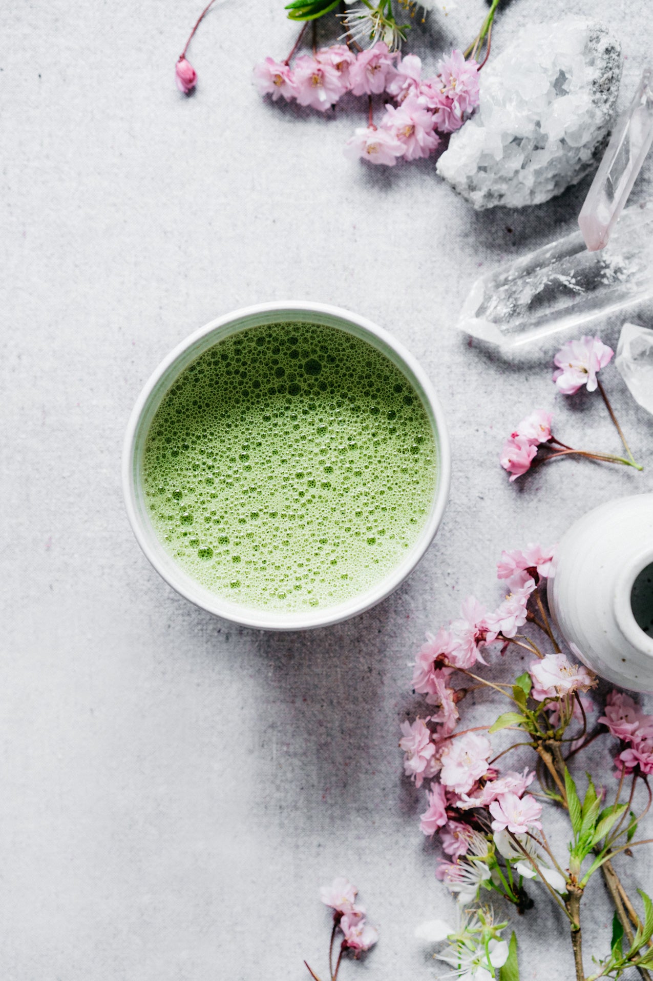Pistachio Rose Matcha Latte