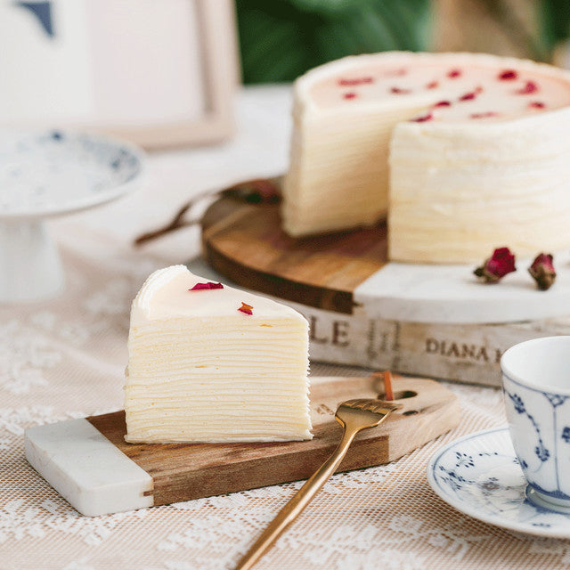 Victoria Rose Black Tea Miller Crepe Cake